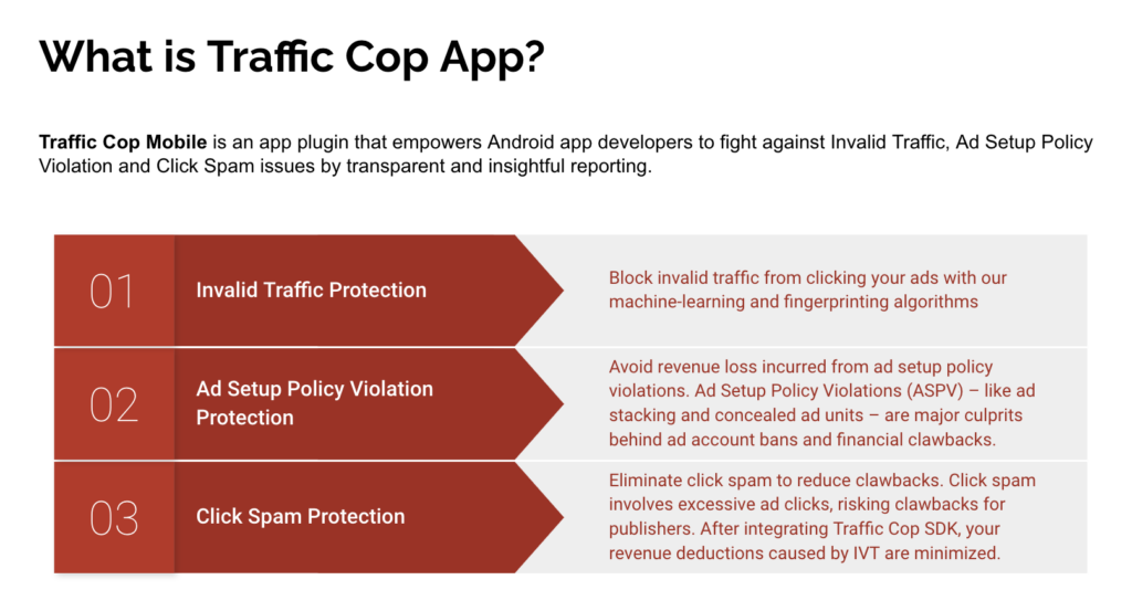 Traffic Cop Invalid Traffic Detection & Blocking Alternatives MonitizeMore