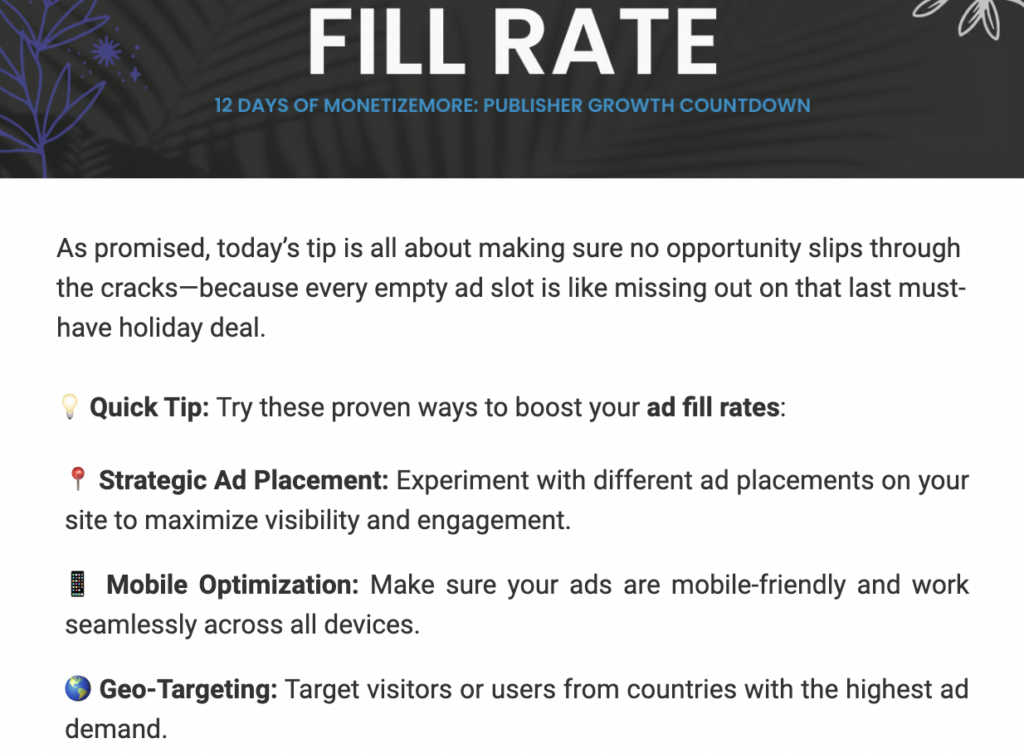 Ad Fill Rates: How low can they go?[+5 Ways to Maximize Fill Rate] MonitizeMore